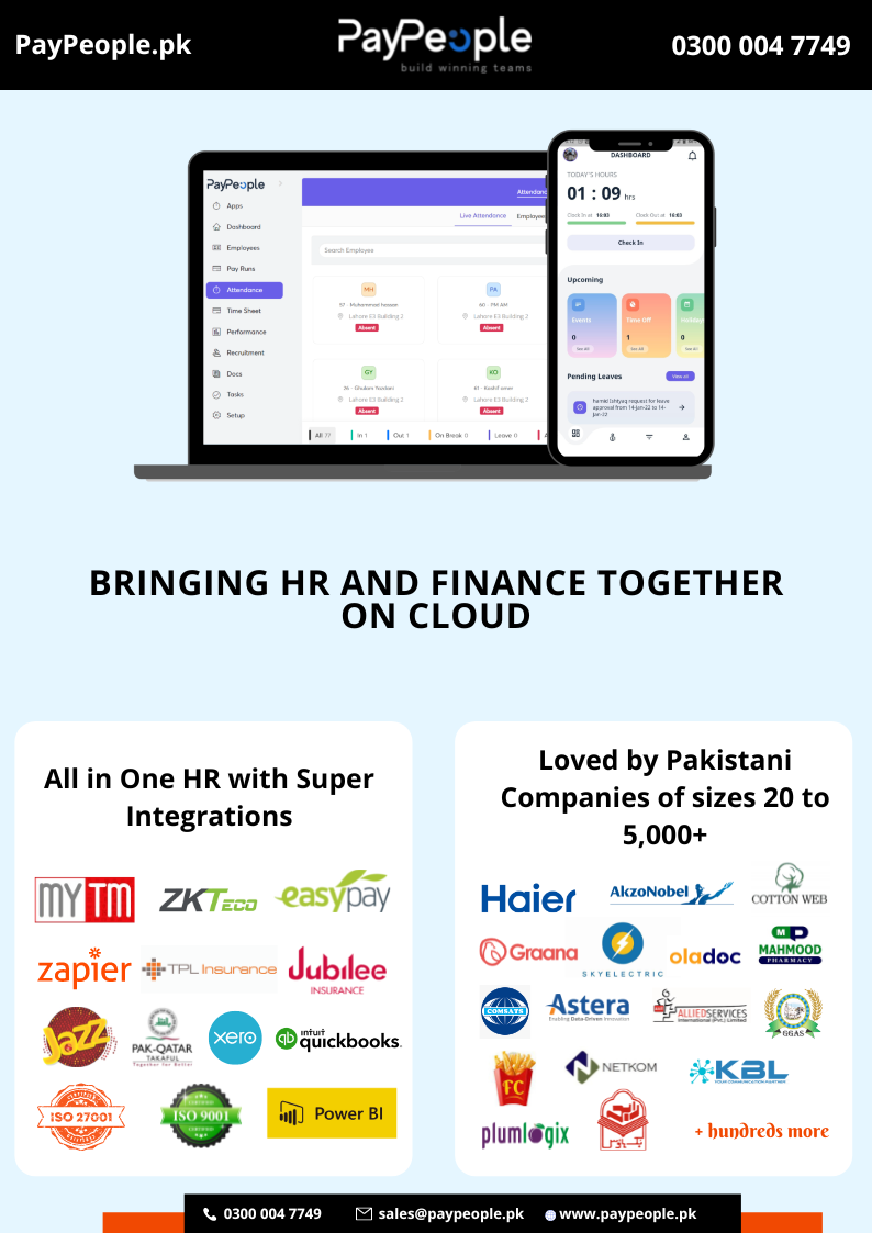 How HR software in Lahore Pakistan assist Construction Companies?